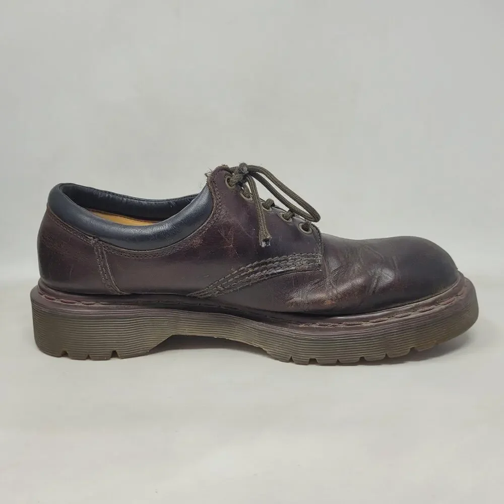 Vintage Dr. Martens‎ Shoes Mens UK9 US10 Brown Leather 5-Eye Oxford England 8053
